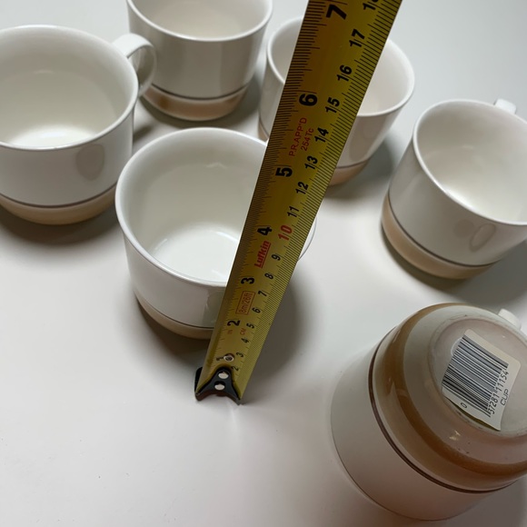 Set of 6 New Vintage Style Mugs - Picture 6 of 6